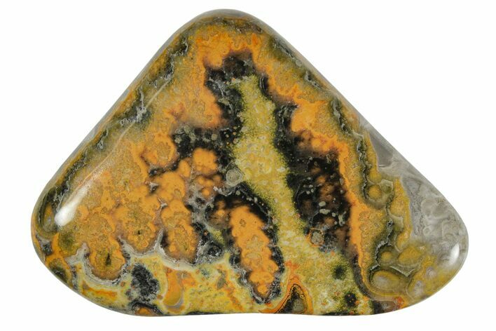 Polished Bumblebee Jasper - Mount Papandayan, Indonesia #247828